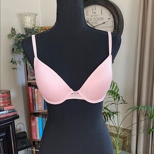 Laura Ashley Light Pink and Navy T-Shirt Bras